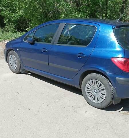 Синій Пежо 307, об'ємом двигуна 2 л та пробігом 430 тис. км за 3400 $, фото 13 на Automoto.ua
