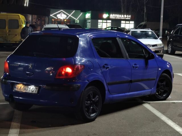 Синий Пежо 307, объемом двигателя 1.4 л и пробегом 777 тыс. км за 2499 $, фото 12 на Automoto.ua