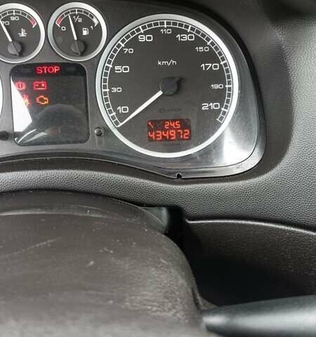 Синій Пежо 307, об'ємом двигуна 2 л та пробігом 434 тис. км за 3000 $, фото 16 на Automoto.ua