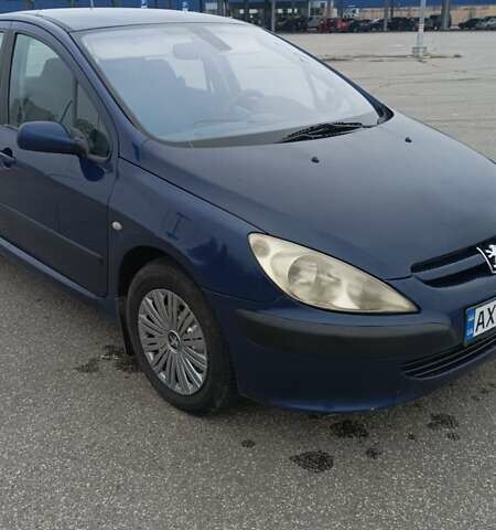 Синій Пежо 307, об'ємом двигуна 2 л та пробігом 434 тис. км за 3000 $, фото 5 на Automoto.ua