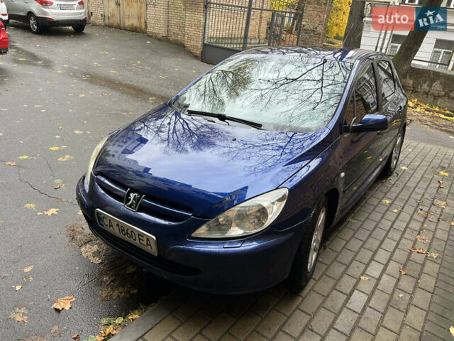 Синій Пежо 307, об'ємом двигуна 2 л та пробігом 343 тис. км за 3500 $, фото 1 на Automoto.ua