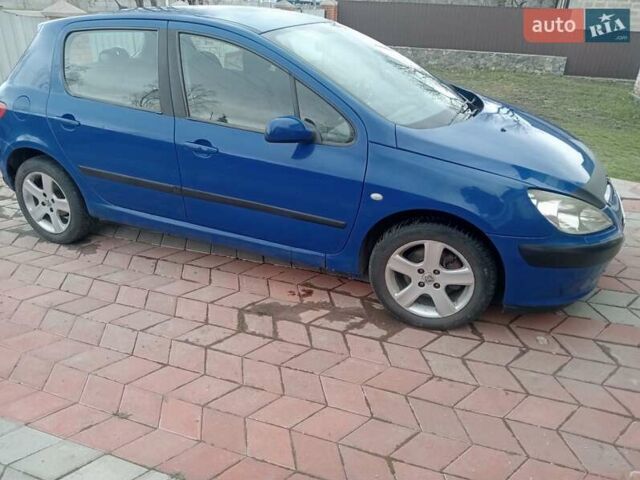Синий Пежо 307, объемом двигателя 1.59 л и пробегом 288 тыс. км за 3200 $, фото 3 на Automoto.ua