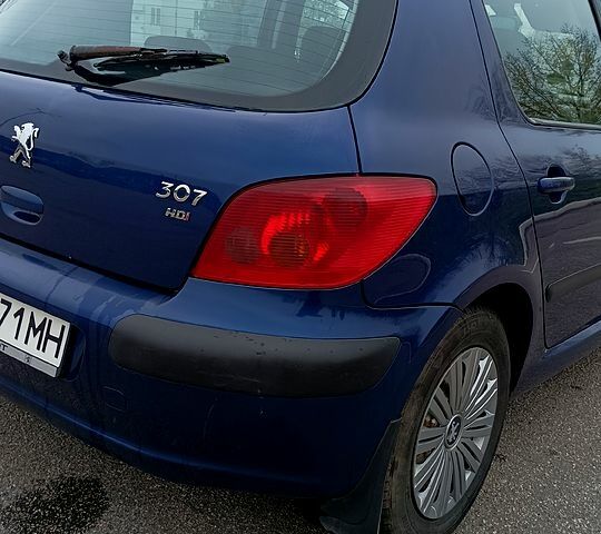 Синій Пежо 307, об'ємом двигуна 2 л та пробігом 434 тис. км за 3000 $, фото 7 на Automoto.ua