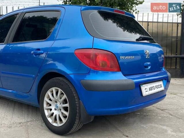 Пежо 307 2004 в Киеве на Automoto.ua Синий Пежо 307, объемом двигателя 1.6 л и пробегом 266 тыс. км за 3690 $, фото 7 на Automoto.ua