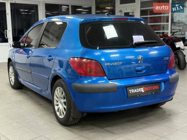 Синій Пежо 307, об'ємом двигуна 1.6 л та пробігом 266 тис. км за 3490 $, фото 9 на Automoto.ua