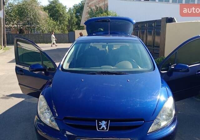 Синий Пежо 307, объемом двигателя 2 л и пробегом 183 тыс. км за 5000 $, фото 6 на Automoto.ua