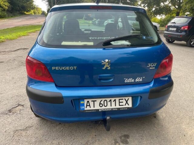 Синій Пежо 307, об'ємом двигуна 1.6 л та пробігом 242 тис. км за 4500 $, фото 5 на Automoto.ua