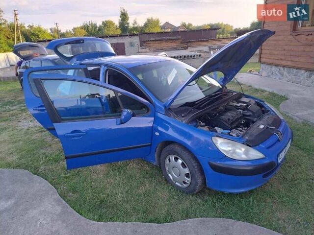 Синий Пежо 307, объемом двигателя 1.59 л и пробегом 310 тыс. км за 3500 $, фото 7 на Automoto.ua