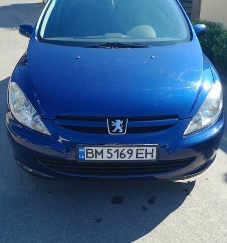 Синий Пежо 307, объемом двигателя 2 л и пробегом 183 тыс. км за 5000 $, фото 1 на Automoto.ua