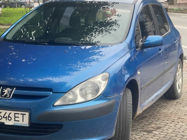 Синий Пежо 307, объемом двигателя 1.6 л и пробегом 262 тыс. км за 2750 $, фото 1 на Automoto.ua