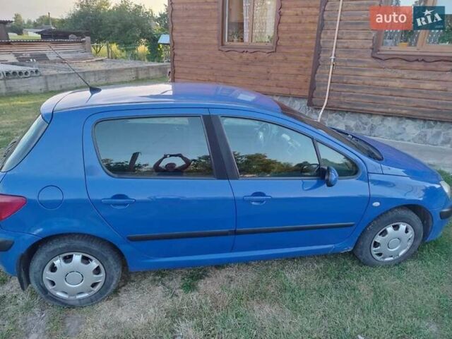 Синий Пежо 307, объемом двигателя 1.59 л и пробегом 310 тыс. км за 3500 $, фото 3 на Automoto.ua