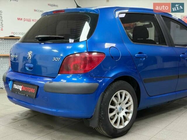 Синій Пежо 307, об'ємом двигуна 1.6 л та пробігом 266 тис. км за 3490 $, фото 12 на Automoto.ua
