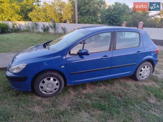 Синий Пежо 307, объемом двигателя 1.59 л и пробегом 310 тыс. км за 3500 $, фото 8 на Automoto.ua