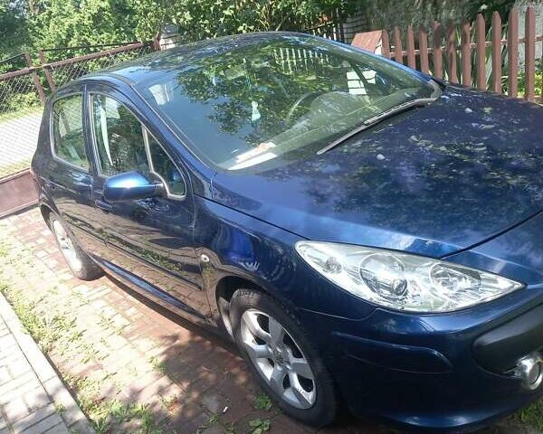Синій Пежо 307, об'ємом двигуна 2 л та пробігом 350 тис. км за 3400 $, фото 4 на Automoto.ua