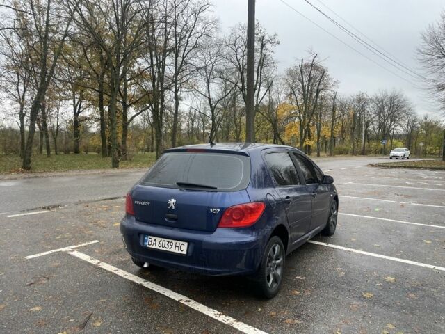 Синий Пежо 307, объемом двигателя 2 л и пробегом 258 тыс. км за 3500 $, фото 5 на Automoto.ua