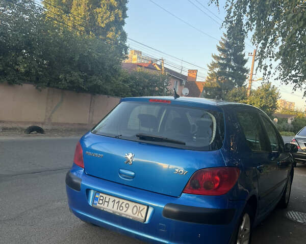 Синий Пежо 307, объемом двигателя 2 л и пробегом 260 тыс. км за 3800 $, фото 3 на Automoto.ua
