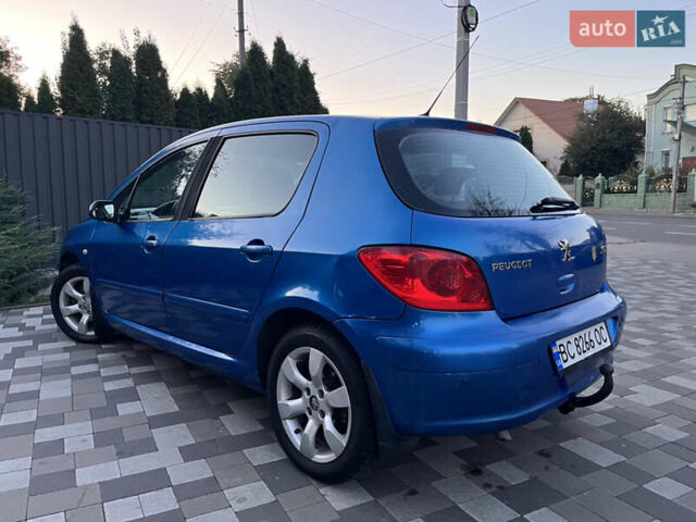 Синій Пежо 307, об'ємом двигуна 2 л та пробігом 393 тис. км за 3450 $, фото 2 на Automoto.ua