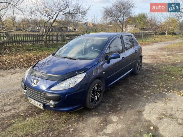 Синий Пежо 307, объемом двигателя 2 л и пробегом 231 тыс. км за 5300 $, фото 6 на Automoto.ua