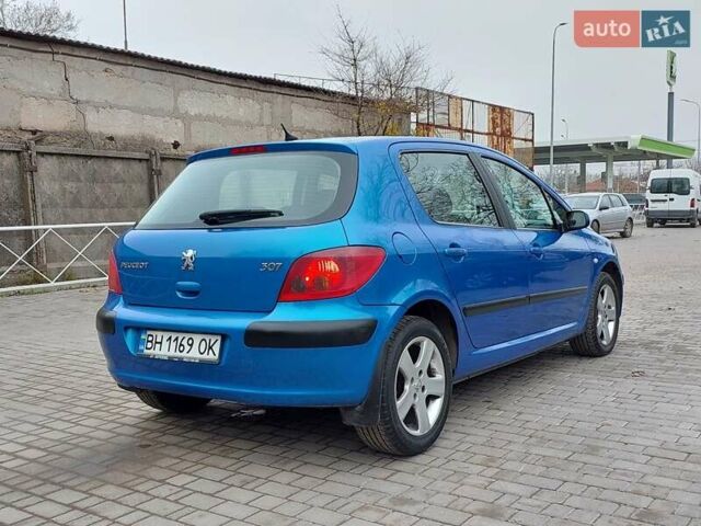 Синий Пежо 307, объемом двигателя 2 л и пробегом 265 тыс. км за 3550 $, фото 4 на Automoto.ua