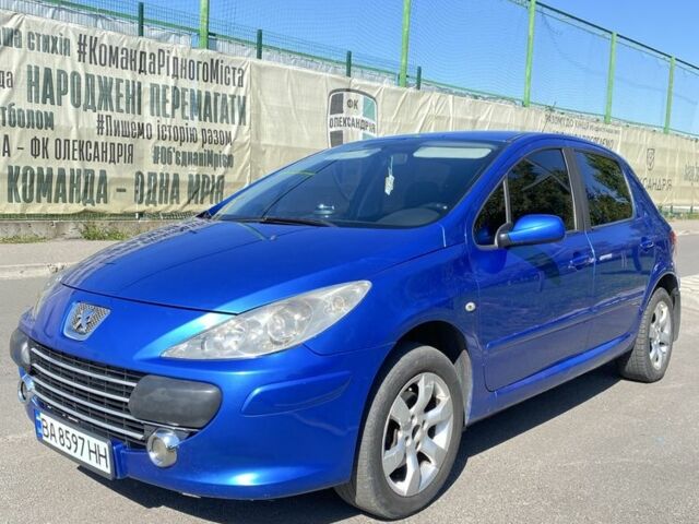 Синий Пежо 307, объемом двигателя 2 л и пробегом 234 тыс. км за 4750 $, фото 14 на Automoto.ua