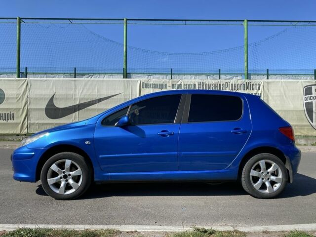 Синий Пежо 307, объемом двигателя 2 л и пробегом 234 тыс. км за 4750 $, фото 7 на Automoto.ua