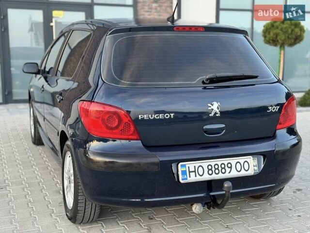 Синій Пежо 307, об'ємом двигуна 1.4 л та пробігом 123 тис. км за 5700 $, фото 16 на Automoto.ua
