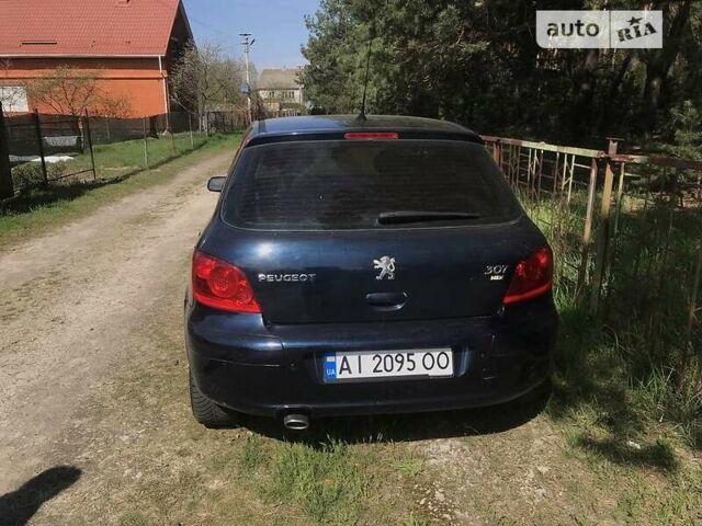 Синий Пежо 307, объемом двигателя 2 л и пробегом 1 тыс. км за 4500 $, фото 2 на Automoto.ua