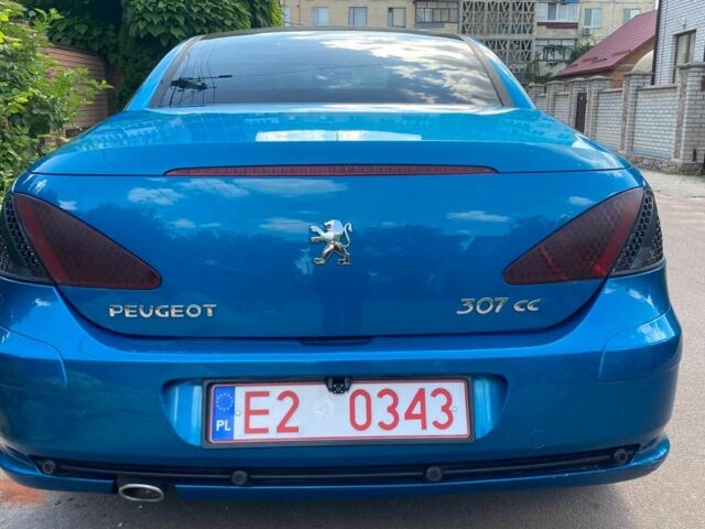 Синий Пежо 307, объемом двигателя 2 л и пробегом 306 тыс. км за 4999 $, фото 5 на Automoto.ua