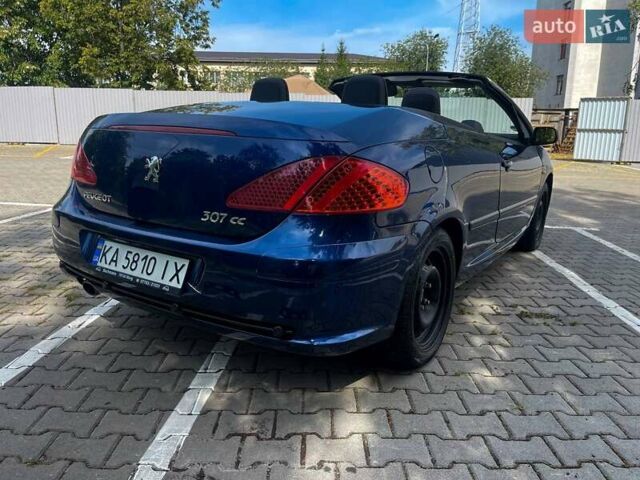 Синий Пежо 307, объемом двигателя 1.59 л и пробегом 100 тыс. км за 6950 $, фото 3 на Automoto.ua