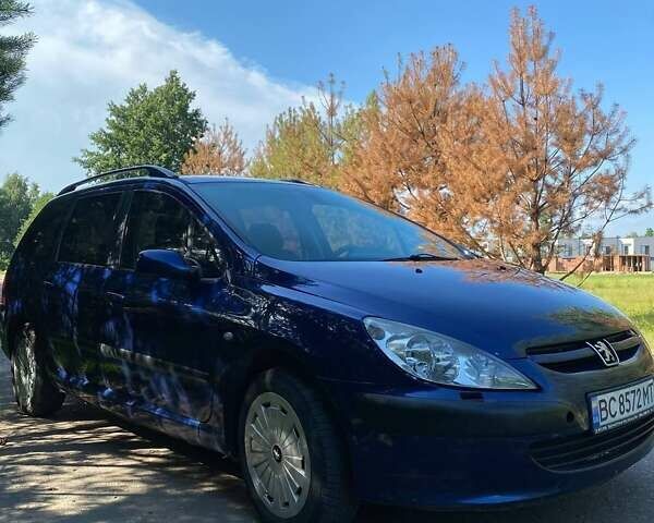 Синій Пежо 307, об'ємом двигуна 1.59 л та пробігом 377 тис. км за 2600 $, фото 3 на Automoto.ua