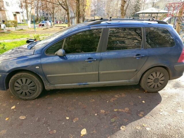 Синій Пежо 307, об'ємом двигуна 1.6 л та пробігом 311 тис. км за 2700 $, фото 3 на Automoto.ua