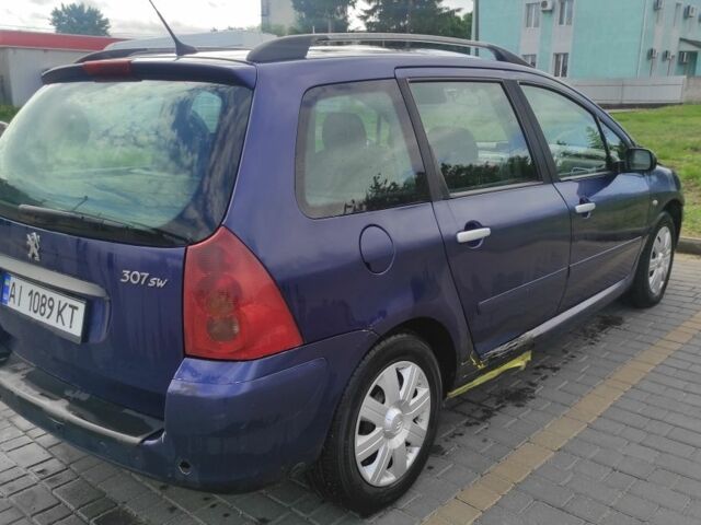 Синий Пежо 307, объемом двигателя 1.6 л и пробегом 306 тыс. км за 2700 $, фото 4 на Automoto.ua