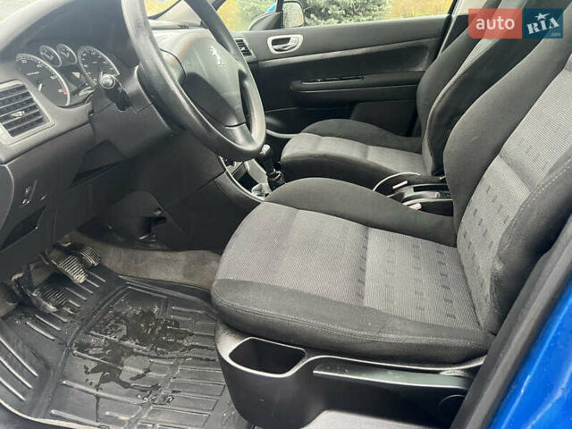 Синий Пежо 307, объемом двигателя 2 л и пробегом 267 тыс. км за 4200 $, фото 11 на Automoto.ua