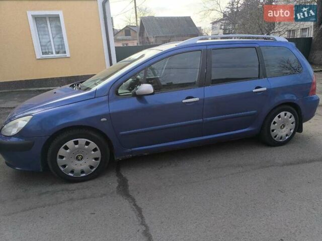Синий Пежо 307, объемом двигателя 1.6 л и пробегом 458 тыс. км за 3100 $, фото 7 на Automoto.ua