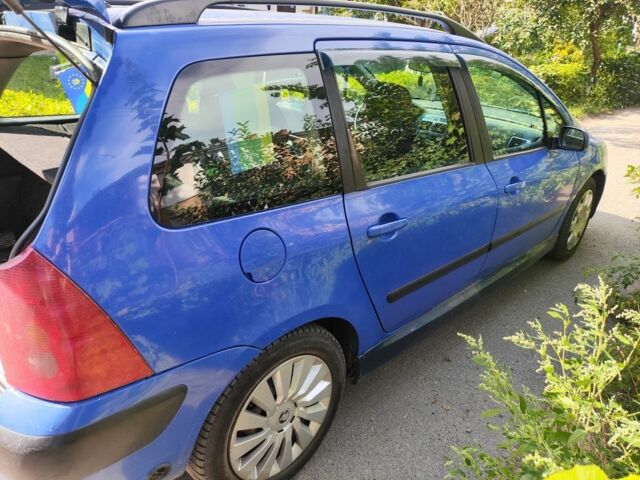 Синий Пежо 307, объемом двигателя 0 л и пробегом 430 тыс. км за 3300 $, фото 3 на Automoto.ua