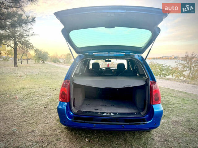 Синий Пежо 307, объемом двигателя 1.59 л и пробегом 336 тыс. км за 5000 $, фото 10 на Automoto.ua