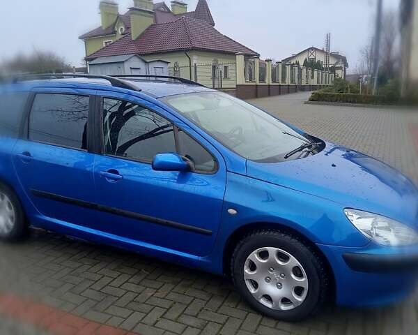 Синій Пежо 307, об'ємом двигуна 1.6 л та пробігом 210 тис. км за 2999 $, фото 15 на Automoto.ua