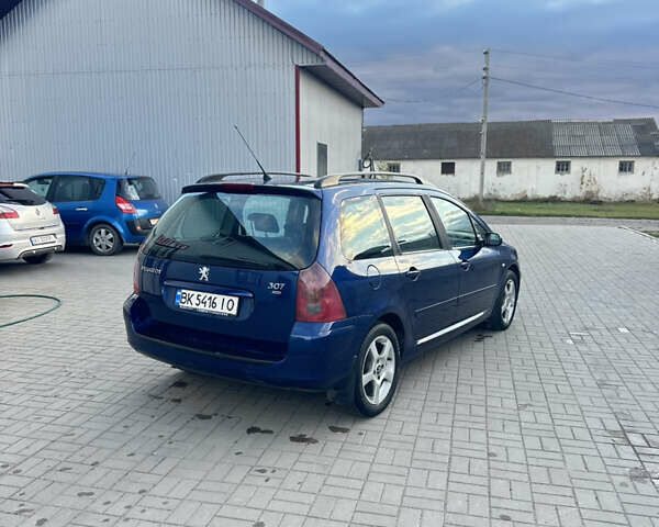 Синій Пежо 307, об'ємом двигуна 2 л та пробігом 480 тис. км за 2999 $, фото 3 на Automoto.ua