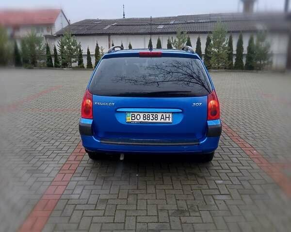 Синій Пежо 307, об'ємом двигуна 1.6 л та пробігом 210 тис. км за 2999 $, фото 28 на Automoto.ua