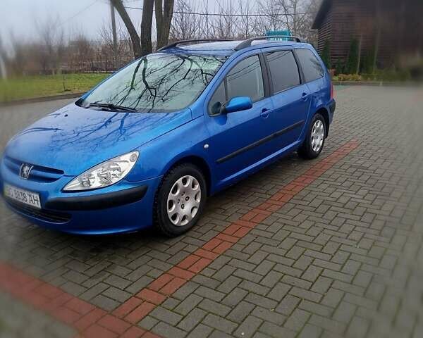 Синій Пежо 307, об'ємом двигуна 1.6 л та пробігом 210 тис. км за 2999 $, фото 3 на Automoto.ua
