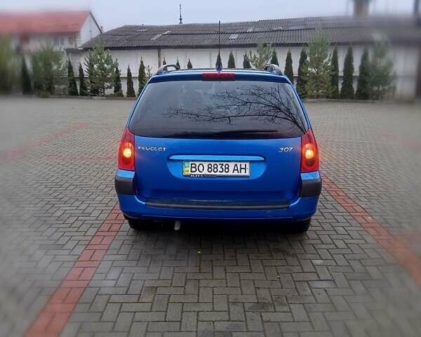 Синій Пежо 307, об'ємом двигуна 1.6 л та пробігом 210 тис. км за 2999 $, фото 26 на Automoto.ua