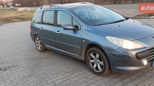 Синій Пежо 307, об'ємом двигуна 1.6 л та пробігом 252 тис. км за 5199 $, фото 2 на Automoto.ua