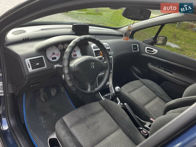 Синий Пежо 307, объемом двигателя 1.56 л и пробегом 300 тыс. км за 4350 $, фото 17 на Automoto.ua