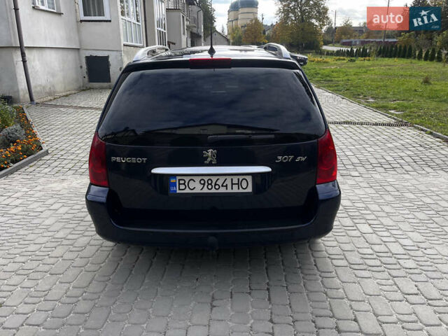 Синий Пежо 307, объемом двигателя 1.56 л и пробегом 300 тыс. км за 4350 $, фото 10 на Automoto.ua