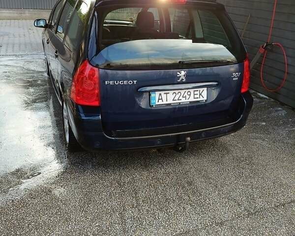 Синій Пежо 307, об'ємом двигуна 1.6 л та пробігом 264 тис. км за 5000 $, фото 1 на Automoto.ua