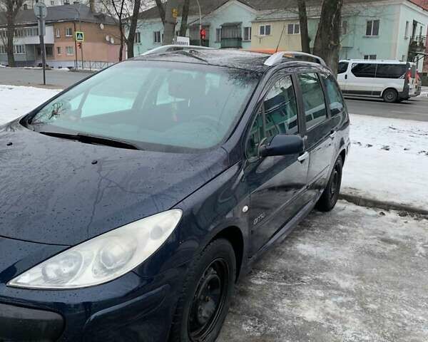 Синій Пежо 307, об'ємом двигуна 1.6 л та пробігом 297 тис. км за 4999 $, фото 7 на Automoto.ua