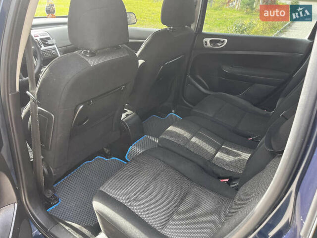 Синий Пежо 307, объемом двигателя 1.56 л и пробегом 300 тыс. км за 4350 $, фото 19 на Automoto.ua