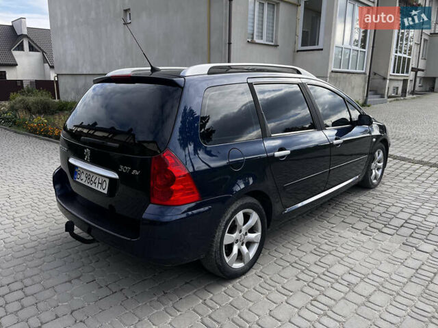 Синий Пежо 307, объемом двигателя 1.56 л и пробегом 300 тыс. км за 4350 $, фото 9 на Automoto.ua