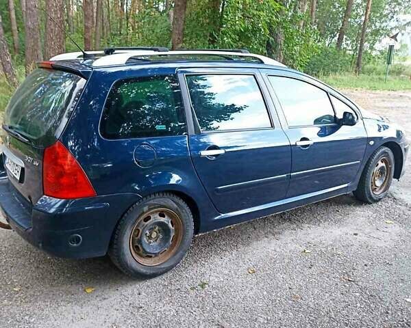 Синий Пежо 307, объемом двигателя 1.97 л и пробегом 356 тыс. км за 3690 $, фото 8 на Automoto.ua