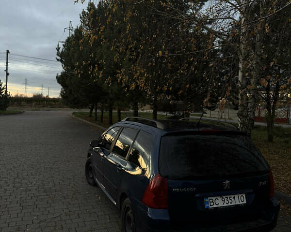 Синій Пежо 307, об'ємом двигуна 1.59 л та пробігом 361 тис. км за 3500 $, фото 3 на Automoto.ua